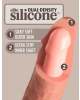 Dildo „Silikoninis draugas Dildo 10“