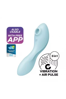 Pradžia Pilki Atspalviai Vibratorius „Satisfyer CURVY TRINITY 5" mėlynas