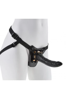 Strap-on rinkinys "Fetish Fantasy Gold - Gyvatės oda"